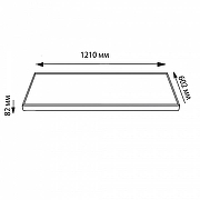 Встраиваемый светильник Uniel ULP-60120 UL-00004590 цвет плафона/подвески Белый, цвет арматуры Белый-8