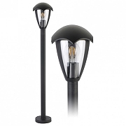 Ландшафтный светильник Uniel Black 3 UL-00006817 цвет плафона/подвески Прозрачный, цвет арматуры Черный