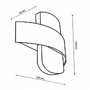 Накладной светильник Uniel ULU-S33A UL-00009349 цвет плафона/подвески Белый, цвет арматуры Черный-7