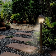 Ландшафтный светильник Uniel Black 2 UL-00009495 цвет плафона/подвески Прозрачный, цвет арматуры Бронза-8