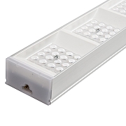 Накладной светильник Uniel ULO-EL120 UL-00010693 цвет плафона/подвески Прозрачный, цвет арматуры Серебро-3