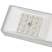 Накладной светильник Uniel ULO-EL120 UL-00010694 цвет плафона/подвески Прозрачный, цвет арматуры Серебро-3