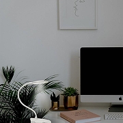 Настольная лампа офисная Uniel ULM-D605 UL-00010742 цвет плафона/подвески Белый, цвет арматуры Белый-4