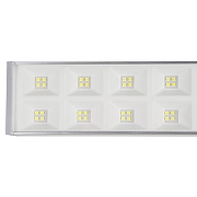 Накладной светильник Uniel ULO-EL120 UL-00010829 цвет плафона/подвески Прозрачный, цвет арматуры Серебро-3