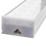 Накладной светильник Uniel ULO-EL120 UL-00010830 цвет плафона/подвески Прозрачный, цвет арматуры Серебро-5