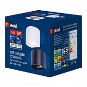 Накладной светильник Uniel ULU-S UL-00010855 цвет плафона/подвески Черный, цвет арматуры Черный-2