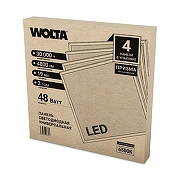 Светильник для потолка Армстронг Wolta ULPC50W60 ULPC50W60-04 цвет плафона/подвески Прозрачный, цвет арматуры Белый-3