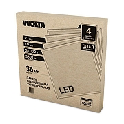 Светильник для потолка Армстронг Wolta ULPD36W60 ULPD36W60-04 цвет плафона/подвески Прозрачный, цвет арматуры Белый-4