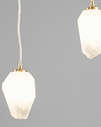 Подвесной светильник Moderli Catris V10310-3P цвет плафона/подвески Белый, цвет арматуры Латунь-2