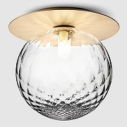 Накладной светильник Moderli Covey V2056-P цвет плафона/подвески Прозрачный, цвет арматуры Бронза