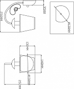 Бра Moderli Daniel V2490-1W цвет плафона/подвески Прозрачный, Серый, цвет арматуры Хром-1
