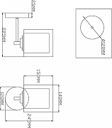 Бра Moderli Maximilian V2520-1W цвет плафона/подвески Белый, Прозрачный, цвет арматуры Золото-1
