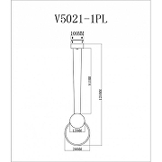 Подвесной светильник Moderli Store V5021-1PL цвет черный-2