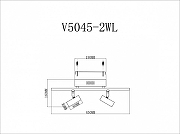 Спот Moderli Right V5045-2WL цвет плафона/подвески Черный, цвет арматуры Черный-1