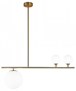 Светильник на штанге Moderli Sheman V6000-3P цвет плафона/подвески Белый, цвет арматуры Золото