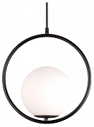 Подвесной светильник Moderli Barocco V6021-1P цвет плафона/подвески Белый, цвет арматуры Черный