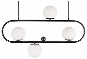 Подвесной светильник Moderli Miya V6031-4P цвет плафона/подвески Белый, цвет арматуры Черный