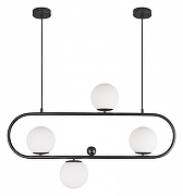 Подвесной светильник Moderli Miya V6031-4P цвет плафона/подвески Белый, цвет арматуры Черный-1