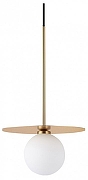 Подвесной светильник Moderli Scrumbel V6044-1P цвет плафона/подвески Белый, цвет арматуры Золото