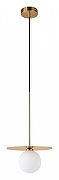Подвесной светильник Moderli Scrumbel V6044-1P цвет плафона/подвески Белый, цвет арматуры Золото-1