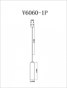 Подвесной светильник Moderli Celebria V6060-1P цвет плафона/подвески Зеленый, цвет арматуры Золото-3