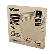 Светильник для потолка Армстронг Wolta WLPC-40W/01 цвет плафона/подвески Опал, цвет арматуры Белый-3