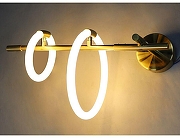 Светильник на штанге Zortes Jessy ZRS.01043.02 цвет плафона/подвески Белый, цвет арматуры Латунь-1