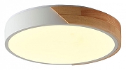 Накладной светильник Zortes Alberro ZRS.01289.24 цвет плафона/подвески Белый, цвет арматуры Белый, Коричневый-3