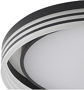 Накладной светильник Zortes Adel ZRS.1200.03 цвет плафона/подвески Белый, цвет арматуры Черный-5