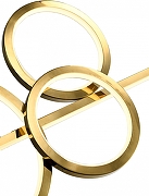 Подвесной светильник Zortes Osty ZRS.1209.04 цвет плафона/подвески Белый, Золото, цвет арматуры Золото-3