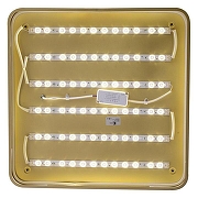 Накладной светильник Zortes Gabby ZRS.1215.04 цвет плафона/подвески Белый, Золото, цвет арматуры Золото-6