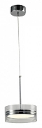 Подвесной светильник Zortes Donut ZRS.1802.01 цвет плафона/подвески Прозрачный, цвет арматуры Хром-1