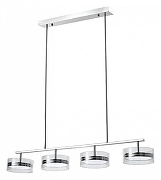 Светильник на штанге Zortes Donut ZRS.1802.04 цвет плафона/подвески Прозрачный, цвет арматуры Хром-1