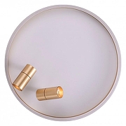 Накладной светильник Zortes Raizy ZRS.1888.02 цвет плафона/подвески Белый, Золото, цвет арматуры Золото-5