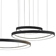 Подвесной светильник Zortes Innra ZRS.2356.03 цвет плафона/подвески Белый, Черный, цвет арматуры Черный-1