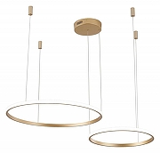 Подвесной светильник Zortes Ringolight ZRS.33320.63F цвет плафона/подвески Белый, Золото, цвет арматуры Золото-2
