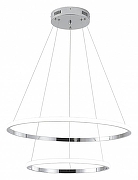 Подвесной светильник Zortes Ringolight ZRS.33322.63C цвет плафона/подвески Белый, Хром, цвет арматуры Хром