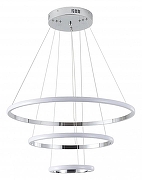 Подвесной светильник Zortes Ringolight ZRS.33322.75C цвет плафона/подвески Белый, Хром, цвет арматуры Хром-1