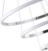 Подвесной светильник Zortes Ringolight ZRS.33322.75C цвет плафона/подвески Белый, Хром, цвет арматуры Хром-4