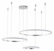 Подвесной светильник Zortes Ringolight ZRS.33322.75F цвет плафона/подвески Белый, Хром, цвет арматуры Хром-1