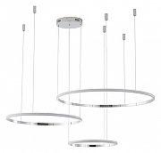 Подвесной светильник Zortes Ringolight ZRS.33322.75F цвет плафона/подвески Белый, Хром, цвет арматуры Хром-2