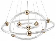 Подвесной светильник Zortes Auralia ZRS.57790.141 цвет плафона/подвески Белый, цвет арматуры Золото