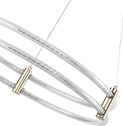 Подвесной светильник Zortes Ringer ZRS.57792.116 цвет плафона/подвески Белый, цвет арматуры Золото-5