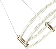 Подвесной светильник Zortes Ringer ZRS.57792.96 цвет плафона/подвески Белый, цвет арматуры Золото-5