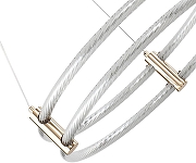 Подвесной светильник Zortes Ringer ZRS.57792.96 цвет плафона/подвески Белый, цвет арматуры Золото-6