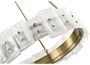 Светильник на штанге Zortes Cloud-Stone ZRS.90610.60 цвет плафона/подвески Белый, цвет арматуры Латунь-4