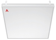 Светильник для потолка Грильято WoltaPRO ДВО02 ДВО02-36-041-5К цвет плафона/подвески Прозрачный, цвет арматуры Белый-1