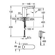 Смеситель для раковины Grohe Eurosmart Cosmopolitan 36325002 цвет Хром-1