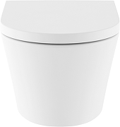 Унитаз Lavinia Boho Biore Compacto Rimless 330402CR подвесной цвет Белый глянцевый с сиденьем Микролифт-1