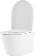 Унитаз Lavinia Boho Biore Compacto Rimless 330402CR подвесной цвет Белый глянцевый с сиденьем Микролифт-2